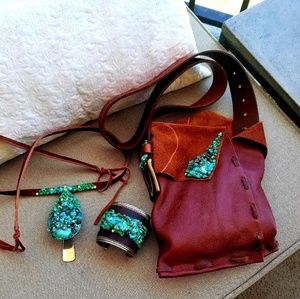 Handmade Bag, Necklace & Bracelet  Set
